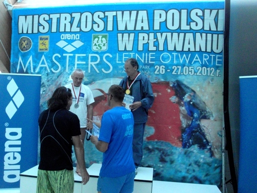 Letnie Mistrzostwa Polski w Plywaniu Masters Warszawa 26-27.05.2012